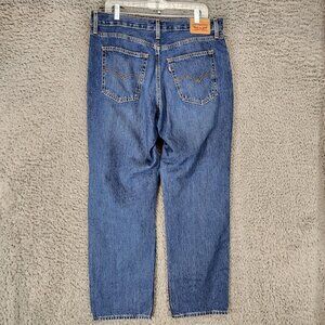 Levis Jeans Womens 32 Blue Cotton Denim High Rise '94 Baggy